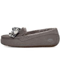 UGG - (Wmns) Ansley Plaid Bow 'Charcoal' - Lyst