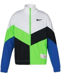 Nike - Contrasting Colors Logo Athleisure Casual Sports Loose Jacket - Lyst