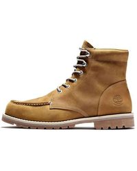 Timberland - Redwood Falls Waterproof Moc-Toe Boot 'Wheat Full-Grain' - Lyst