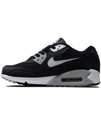 Nike - Air Max 90 Essential 'black Wolf Grey' - Lyst