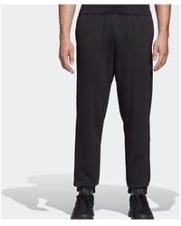 adidas - Neo Essentials Linear Tapered Logo Knit Long Pants - Lyst
