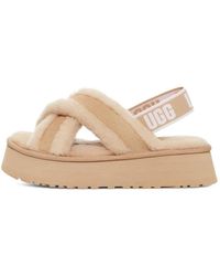 UGG - (Wmns) Disco Cross Slides 'Driftwood' - Lyst