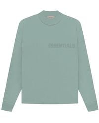 Fear Of God - Ss23 Long Sleeve Logo Tee 'Sycamore' - Lyst