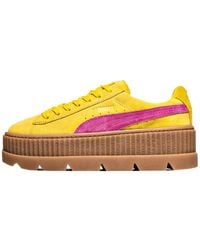 PUMA - (Wmns) Fenty X Cleated Creeper 'Lemon' - Lyst