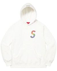 Supreme - X Swarovski S Logo Hooded Sweatshirt - Lyst