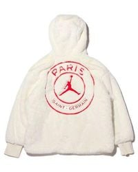 Nike - (Wmns) Brand As Wj Psg Paris Saint-Germain Fur Jacket - Lyst