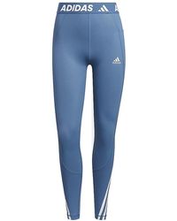adidas - (Wmns) Techfit 3-Stripes Long Gym Tights - Lyst
