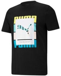 PUMA - Summer Court Graphic T-Shirt - Lyst
