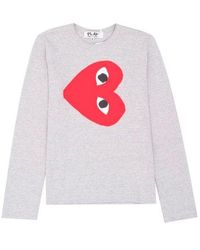 COMME DES GARÇONS PLAY - (Wmns) Side Heart Logo - Lyst