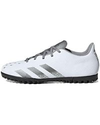 adidas - Predator Freak.4 Turf Soccer Shoes 'Cloud Iron Metallic Solar' - Lyst