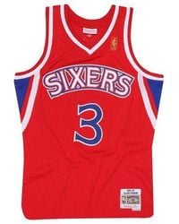 Mitchell & Ness - Nba Authentic Allen Iverson Philadelphia 76ers 1996-97 Jersey - Lyst