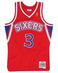 Mitchell & Ness - Nba Authentic Allen Iverson Philadelphia 76ers 1996-97 Jersey - Lyst