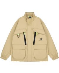 New Balance - Fleece Lined Stay Warm Woven Sports Jacket - Lyst