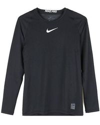 Nike - Logo Slim Fit Sweat-Wicking Quick Dry Gym Long Sleeves - Lyst