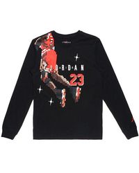 Nike - Brand Holiday Casual Sports Round Neck Alphabet Printing Long Sleeves - Lyst