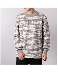 PUMA - Alphabet Logo Printing Sports Pullover Large - Lyst