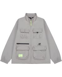 New Balance - Casual Sports Stand Collar Woven Jacket - Lyst
