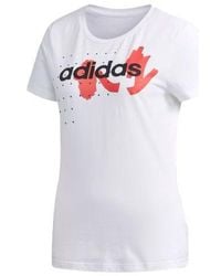 adidas - (Wmns) Neo Fv Tee 2 Sports Round Neck Short Sleeve - Lyst