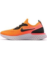 Nike - Epic React Flyknit 1 Running Shoe (copper Flash) - Clearance Sale - Lyst