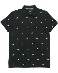 adidas - Sports Short-Sleeve Polo Shirt Blackwhite - Lyst