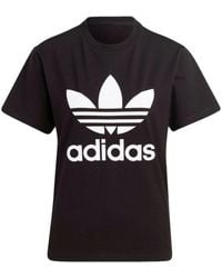 adidas - Adida Original Adicolor Claic Trefoil Hort Leeve T-hirt - Lyst