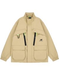 New Balance - Fleece Lined Stay Warm Woven Sports Jacket - Lyst
