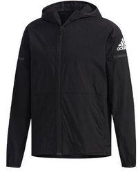 adidas - Wb Light Woven Windproof Hooded Logo Jacket - Lyst