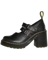 Dr. Martens - (Wmns) Eviee Sendal Leather Heeled Shoes - Lyst