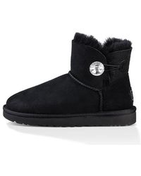 UGG - (Wmns) Mini Bailey Button Bling Fleece Lined - Lyst