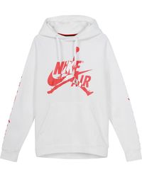Nike - Jumpman Classics Logo Printing Fleece Lined Stay Warm Pullover - Lyst