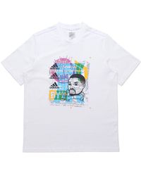 adidas - Dame Avatar Bye Lillard Basketball Sports Printing Loose Round Neck Short Sleeve - Lyst