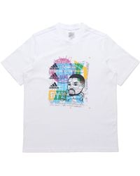 adidas - Dame Avatar Bye Lillard Basketball Sports Printing Loose Round Neck Short Sleeve - Lyst