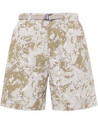 Nike - Acg Allover Print Trail Shorts 'Light Iron Ore Summit' - Lyst