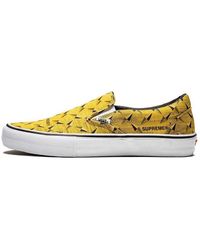 Vans - X Supreme Slip-On Ss19 Diamond Plate Collection - Lyst