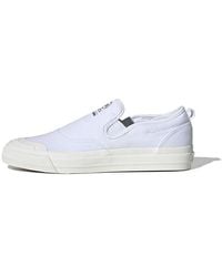adidas - Nizza Rf Slip-On 'Triple' - Lyst