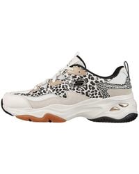 Skechers - (Wmns) D'Lites 4.0 Natural Habitat Kadn Beyaz Sneakers - Lyst