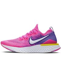 Nike - (Wmns) Epic React Flyknit 2 'Laser Fuchsia Pulse' - Lyst