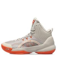 Li-ning - Td Shock Absorption Mid Tops Basketball Shoe - Lyst