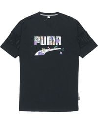 PUMA - (Wmns) Casual Sports Alphabet Printing Short Sleeve - Lyst
