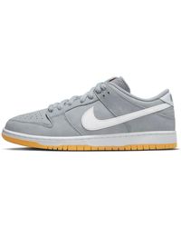Nike - Sb Dunk Low Pro Iso "grey / Gum" Shoes - Lyst