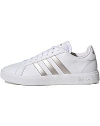 adidas - (Wmns) Neo Grand Court Platinum Metallic' - Lyst