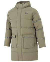 PUMA - Classic Long Down Jacket - Lyst