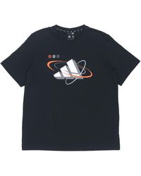 adidas - Ub Gfx T Bos Logo Printing Sports Round Neck Short Sleeve - Lyst