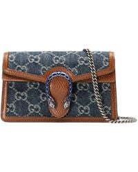 Gucci - (Wmns) Dionysus Logo Denim Messenger Bag Retro - Lyst