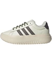 adidas - (Wmns) Grand Court Platform 'Ivory' - Lyst