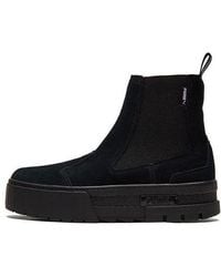 PUMA - (Wmns) Mayze Chelsea Suede 'Triple' - Lyst