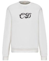 Dior - X Kenny Scharf Cd Embroidery Crew - Lyst
