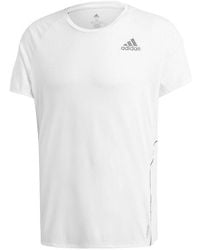 adidas - Adi Runner Tee Reflective Running Sports Short Sleeve - Lyst