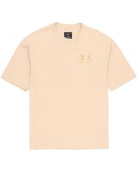 Nike - X Union Crossover Ss22 Solid Color Breathable Logo Round Neck Short Sleeve Asia Edition Khaki - Lyst