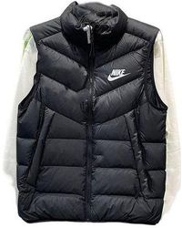 Nike - Windproof Warm Stand Collar Down Vest - Lyst
